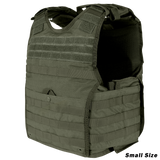 Gilet porte-plaques Condor EXO Gen II protections souples latérales et poche dorsale