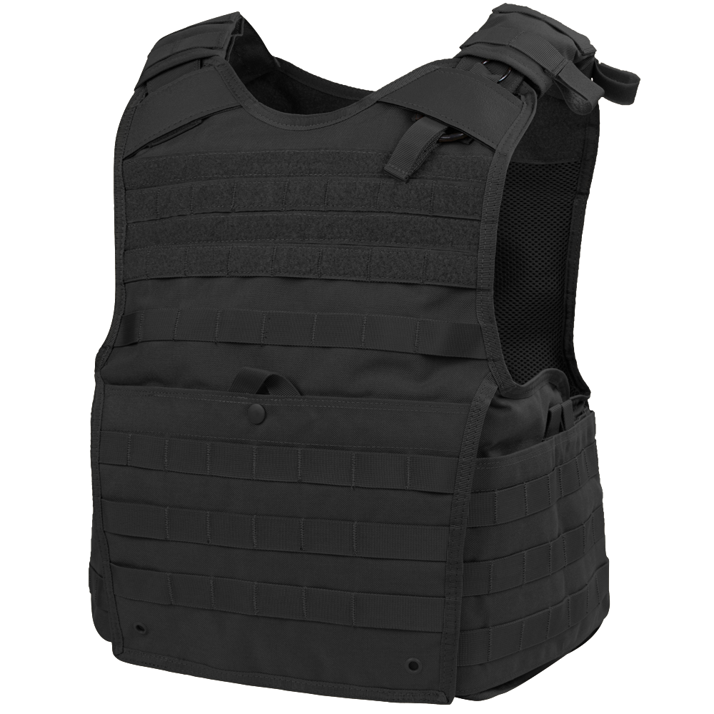 Gilet porte-plaques Condor Enforcer à libération rapide plaques 28 x 36 cm