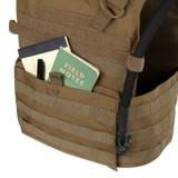 Gilet porte-plaques Condor Gunner plaques 26 x 34 cm largage rapide et poignée dorsale