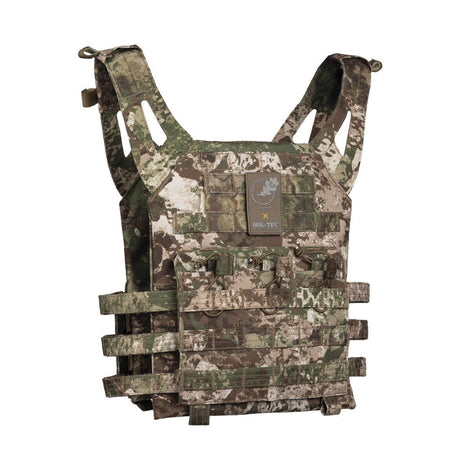 Gilet porte-plaques Mil-Tec GEN II CIV-TEC polyester 600D Oxford avec plaques factices