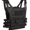 Gilet porte-plaques Mil-Tec Gen. II en polyester 600D Oxford avec plaques factices