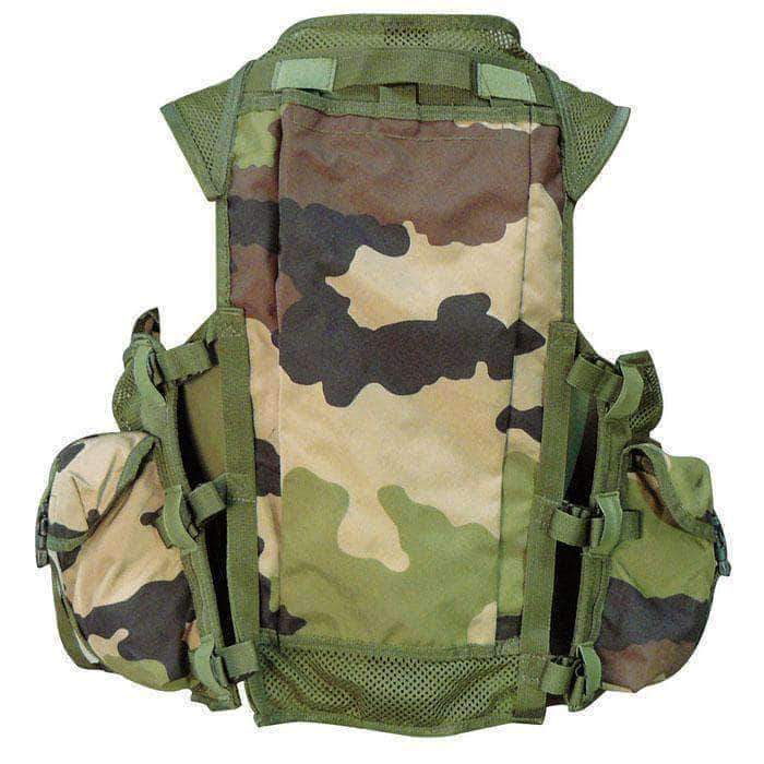 Gilet tactique Mil-Tec PLCE 9 poches en mesh polyester enduit polyuréthane
