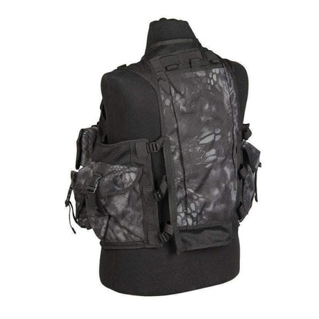 Gilet tactique Mil-Tec PLCE 9 poches en mesh polyester enduit polyuréthane