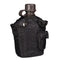 Gourde Mil-Tec type US 1 litre en polyéthylène avec housse polyester et petite poche additionnelle