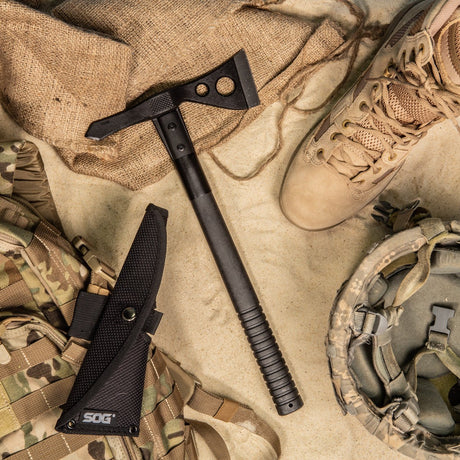 Hachette SOG Tactical Tomahawk manche nylon fibré 394 mm tranchant 70 mm avec étui