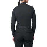 Haut Mock Neck 5.11 Tactical femme en jersey extensible anti-odeur manches longues