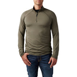 Haut Stratos quart de glissière 5.11 Tactical col doublé manches raglan YKK
