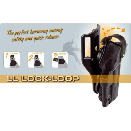 Holster Roto-Plus Radar 1957 SIG 2022 avec TLR1 niveau III Polyform, sûreté LL Lock-Loop