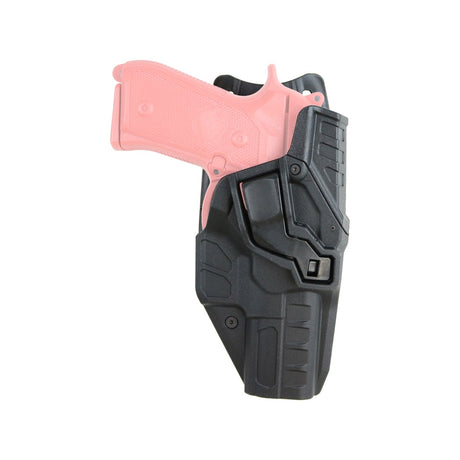 Holster Safe & Fast Index Radar 1957 niveau II en polymère injecté avec déport bas