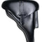 Holster à port apparent Mil-Tec P38 en cuir de buffle avec coque rigide moulée