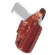 Holster à port apparent en cuir Vega Holster N1 à dégagement rapide — trois positions de port