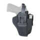 Holster à port apparent en nylon Vega Holster TM2 ambidextre à dégagement rapide, passant TECHNO