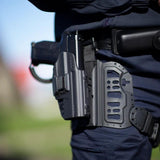 Holster à rétention GK Pro Glock 17/19 injecté port haut réglable 5 positions