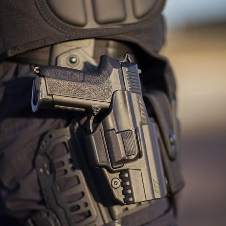 Holster à rétention GK Pro Glock 17/19 injecté port haut réglable 5 positions