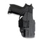 Holster à rétention GK Pro Glock 17/19 injecté port haut réglable 5 positions