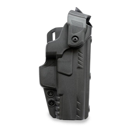 Holster à rétention GK Pro Glock 17/19 pont basculant déflecteur anti-arrachement