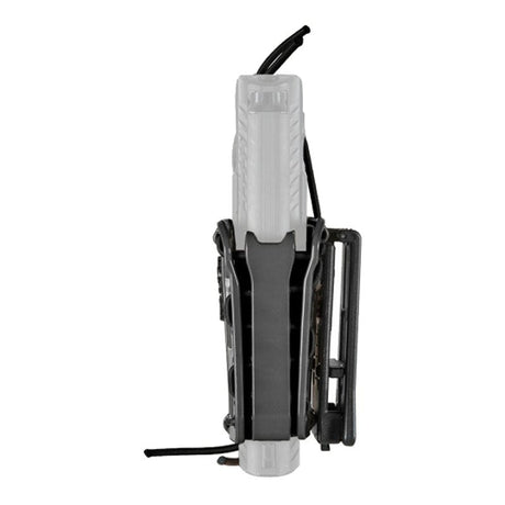 Holster ceinturon en polymère souple Vega Holster Bungy 8BL00 à rétention élastique réglable, compatible MOLLE