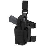 Holster de cuisse Condor Tornado enveloppant lampe ou laser admis porte-chargeur