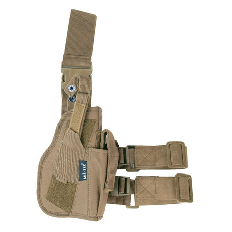 Holster de cuisse Mil-Tec STF03 main droite polyester PVC avec poche chargeur et extension ceinturon