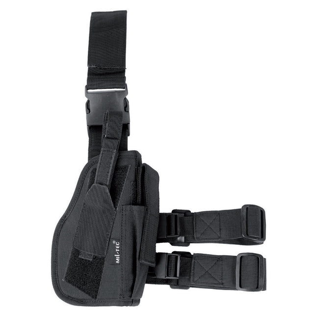 Holster de cuisse Mil-Tec STF03 main droite polyester PVC avec poche chargeur et extension ceinturon