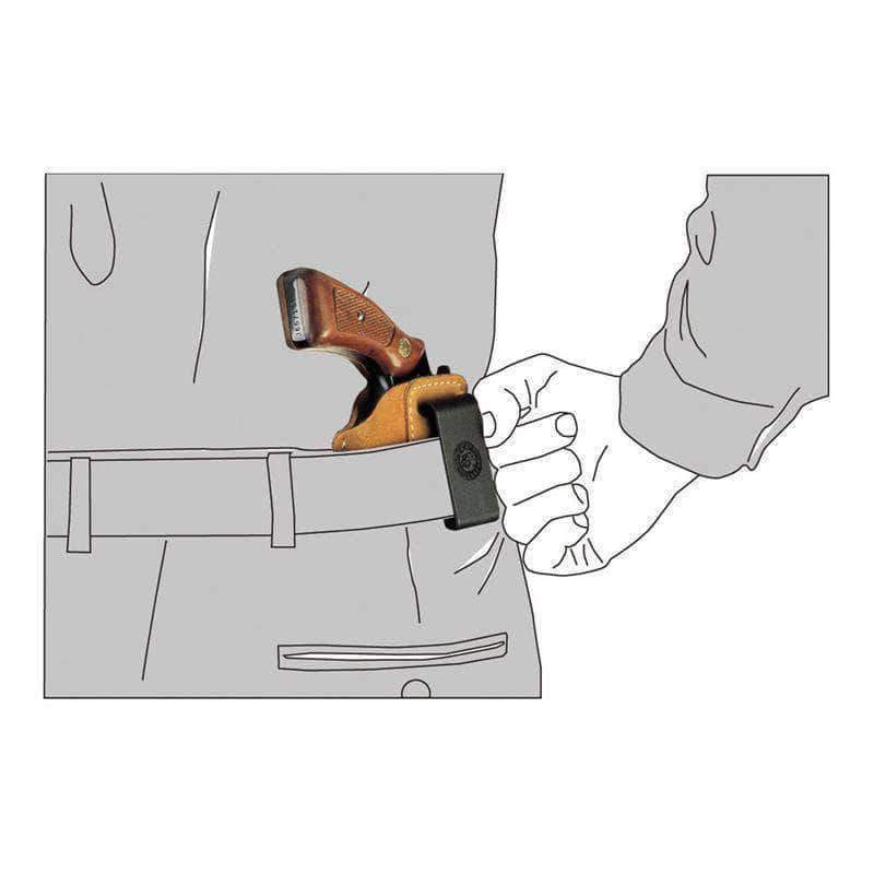 Holster inside Vega Holster IB3 en cuir suédine, port intérieur de ceinture ambidextre à clip