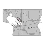 Holster inside Vega Holster IU3 en cuir suédine, clip ceinture à angle réglable