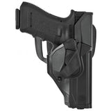 Holster rigide Cama Duty Vega Holster DCH8 en polymère à double sécurité, rétention niveau 3