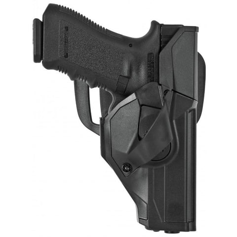 Holster rigide Cama Duty Vega Holster DCH8 en polymère à double sécurité, rétention niveau 3