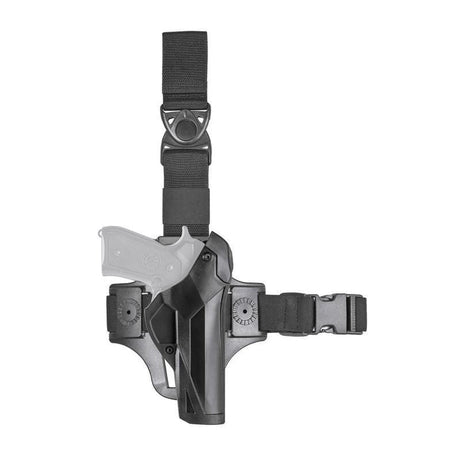 Holster rigide Cama Vega Holster DCA8 « un pour deux » en polymère à double sécurité pouce, rétention niveau 3