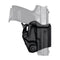 Holster rigide Vega Holster VKS8 Short en polymère à double sécurité automatique, rétention niveau 2
