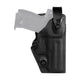 Holster rigide Vega Holster VKT8 Vegatek Top en polymère à triple sécurité, rétention niveau 4