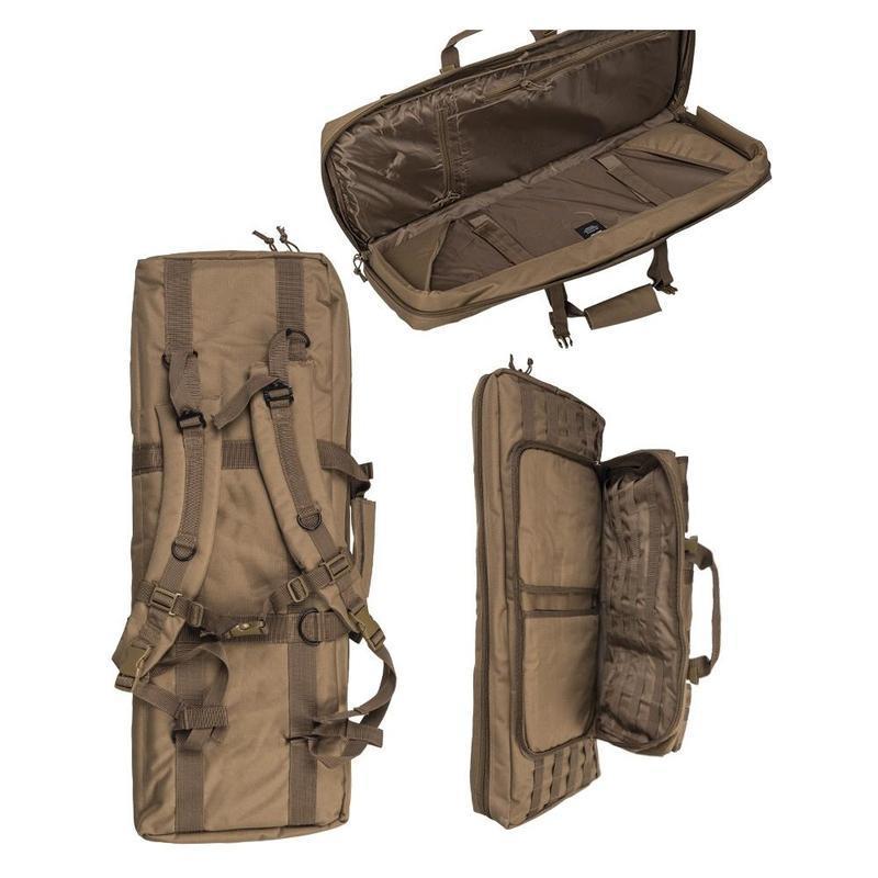 Housse d'arme Mil-Tec Medium 75 cm polyester Oxford PVC à fermeture éclair verrouillable et bretelles dorsales
