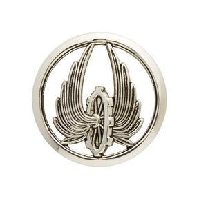 Insigne de béret Argent Train