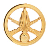 Insigne de béret Infanterie Boussemart en zamac injecté revers épingle ou clou serti