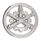 Insigne de béret Matériel Boussemart en zamac injecté à gravure plate ou en relief
