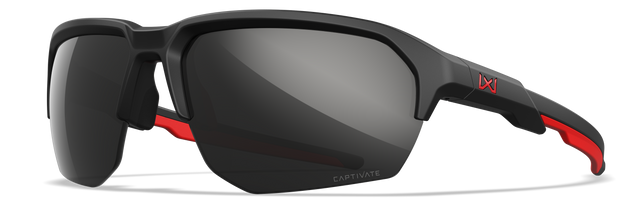 Lunettes balistiques Wiley X WX JAKL American Sniper MIL-PRF-32432A verres Captivate noir et rouge