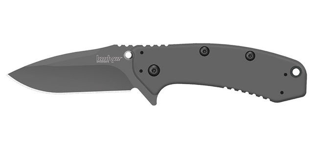 Couteau pliant Kershaw Cryo Titane 1555 acier 8Cr13MoV lame 70 mm