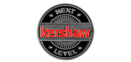 Médaille Kershaw Next Level en alliage de zinc 4,4 cm finition nickel vieilli