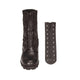 Kit de conversion fermeture éclair de botte Mil-Tec 9 œillets en PVC synthétique aspect cuir 22,5 cm