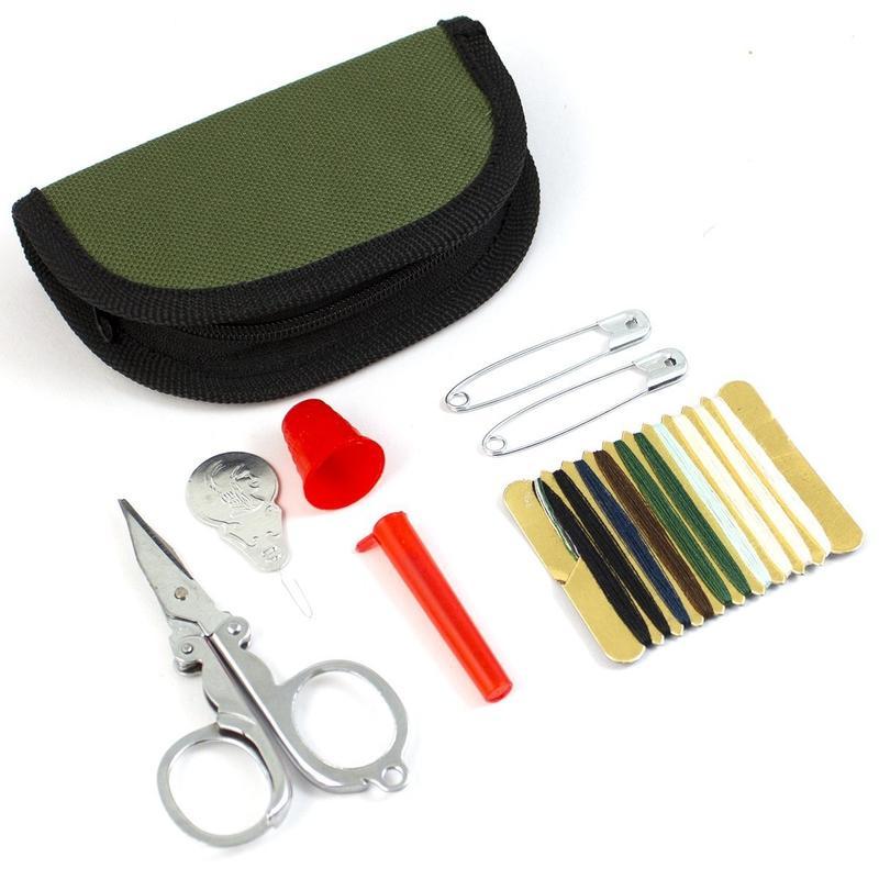 Kit de couture Mil-Tec compact en étui nylon enduit PVC