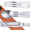 Kit de découpe Outdoor Edge Chowpal - Pique-nique multifonctions acier 420 J2 lame 64 mm