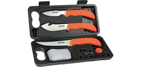 Kit de découpe Outdoor Edge Wild Lite acier 420 HC fil lisse