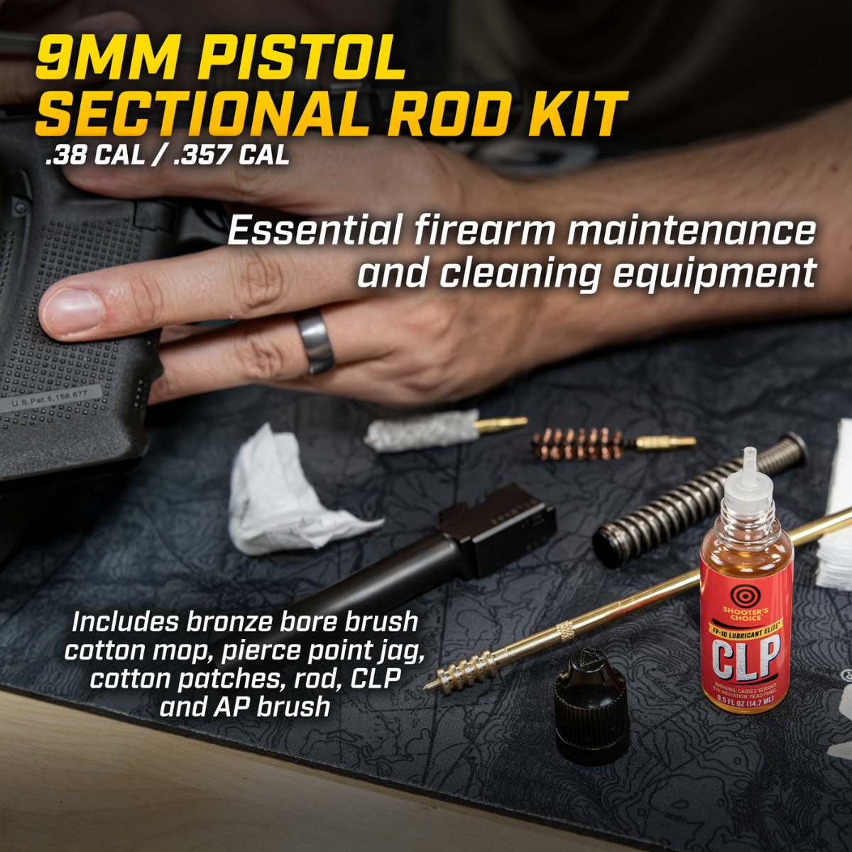 Kit de nettoyage Otis [Cal .9 / .38 / .357 mm]