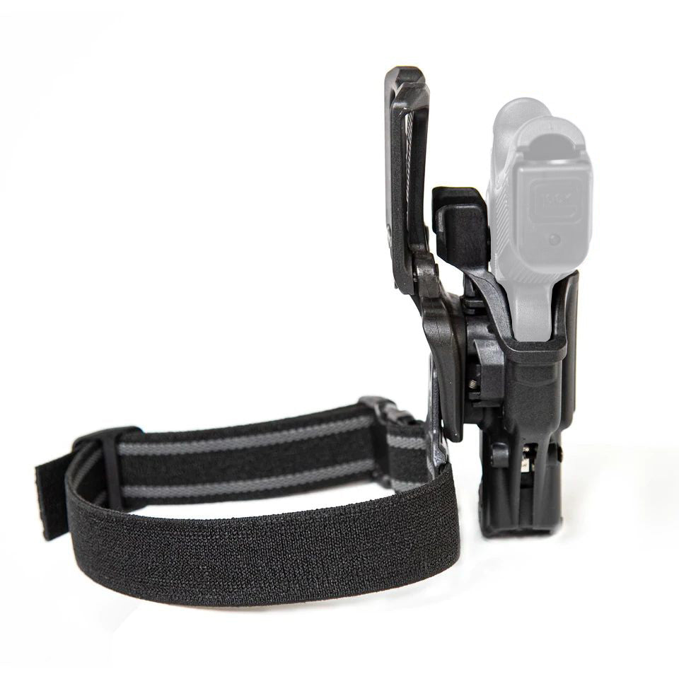 Kit holster Blackhawk T-Series™ L2C ouvert avec passant Jacket Slot et adaptateur de cuisse