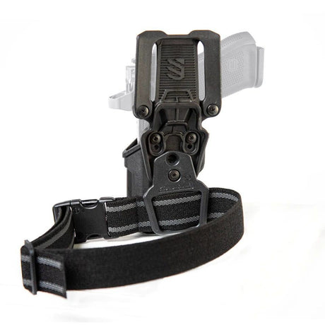 Kit holster Blackhawk T-Series™ L2C ouvert avec passant Jacket Slot et adaptateur de cuisse
