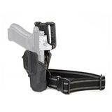 Kit holster Blackhawk T-Series™ L2C ouvert avec passant Jacket Slot et adaptateur de cuisse