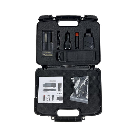 Kit lampe torche Vigilant F7 1 600 lumens portée 240 m en caisse rigide verrouillable