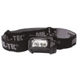 Lampe frontale Mil-Tec à quatre LED multicolores 65 lumens avec fixation MOLLE et autonomie 18 heures