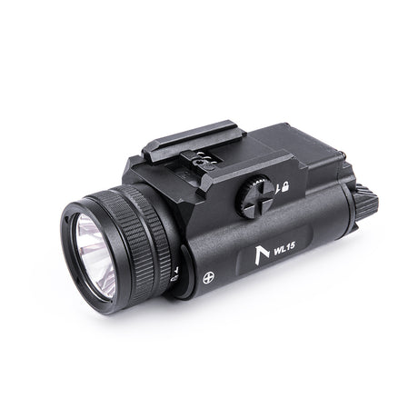 Lampe pour arme Nextorch WL15 1 200 lumens portée 420 m IPX7 en alliage d'aluminium de qualité