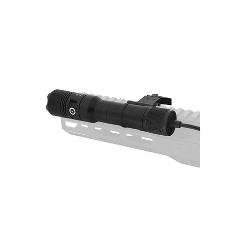 Lampe pour arme Powertac Huntsman IR filtre infrarouge 850 nm et montage Picatinny